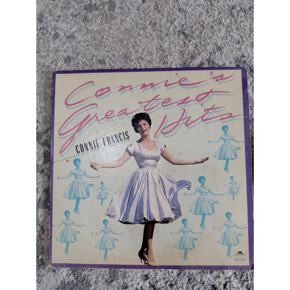 Connie Francis – Connie's Greatest Hits LP Vinyl Polydor‎ MGB-1-5410